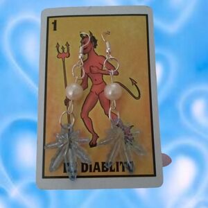 Hippie canna earrings